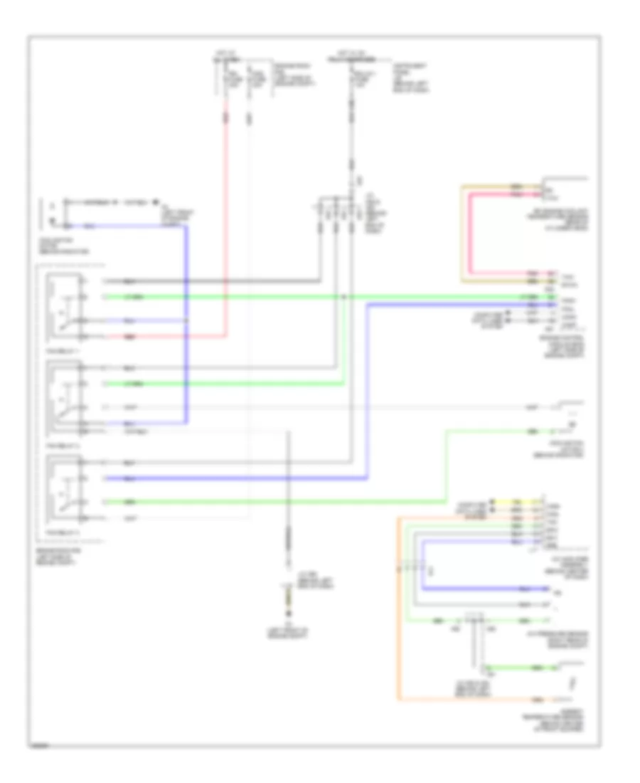 Cooling Fan Wiring Diagram for Toyota Prius Plug-in 2012