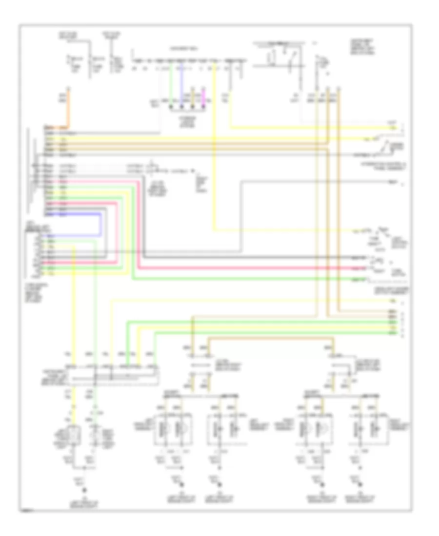 Exterior Lamps Wiring Diagram (1 of 2) for Toyota Prius Plug-in 2012