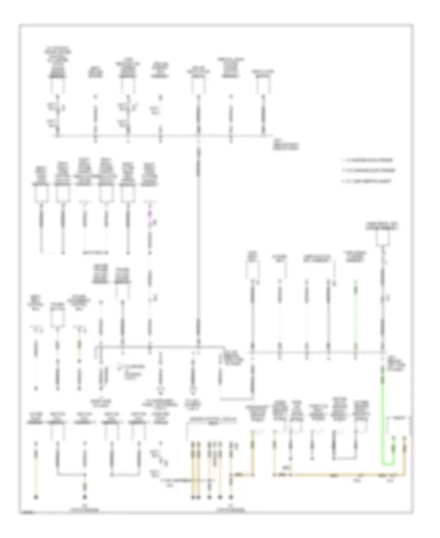 Ground Distribution Wiring Diagram 3 of 4 for Toyota Prius Plug in 2012