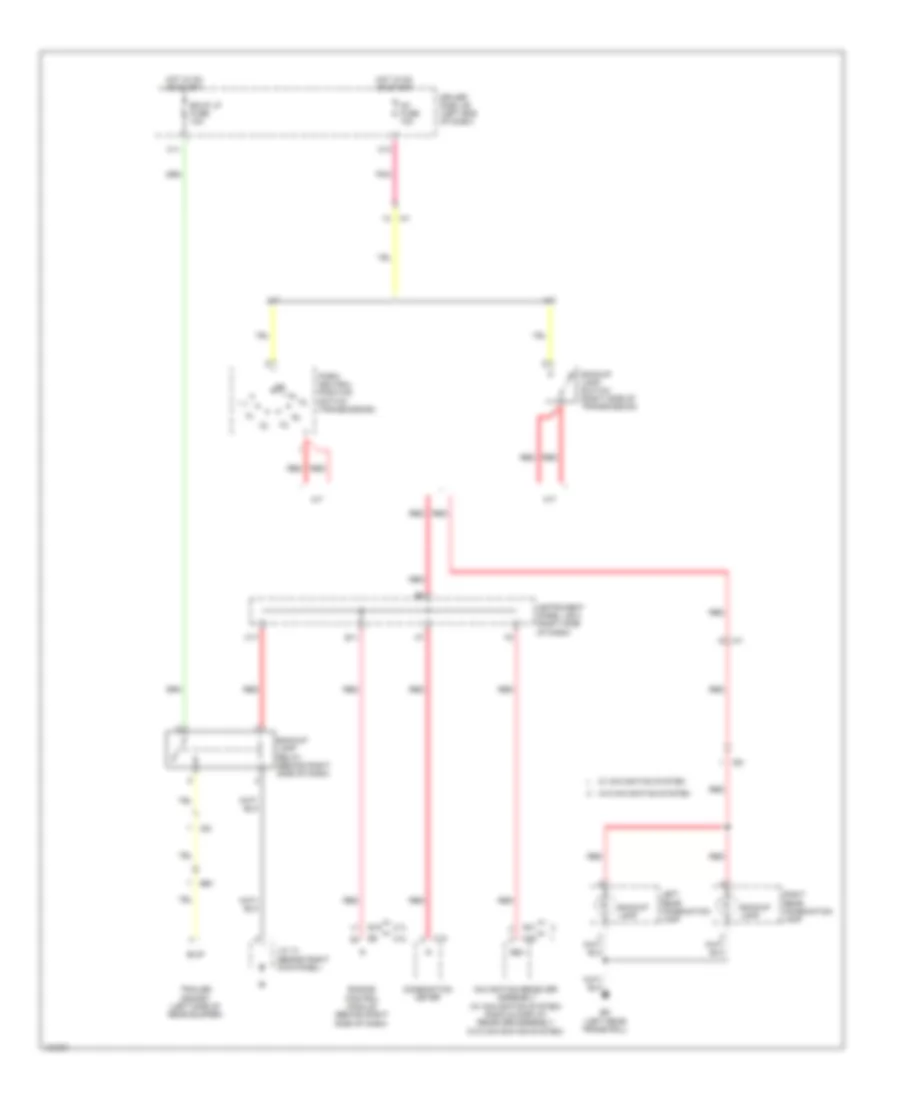 Backup Lamps Wiring Diagram for Toyota Tacoma PreRunner 2014