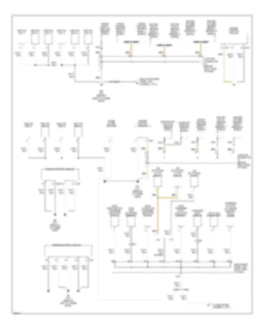 Ground Distribution Wiring Diagram 1 of 4 for Toyota Tacoma PreRunner 2014