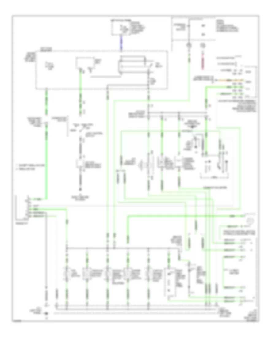 Instrument Illumination Wiring Diagram for Toyota Tacoma PreRunner 2014