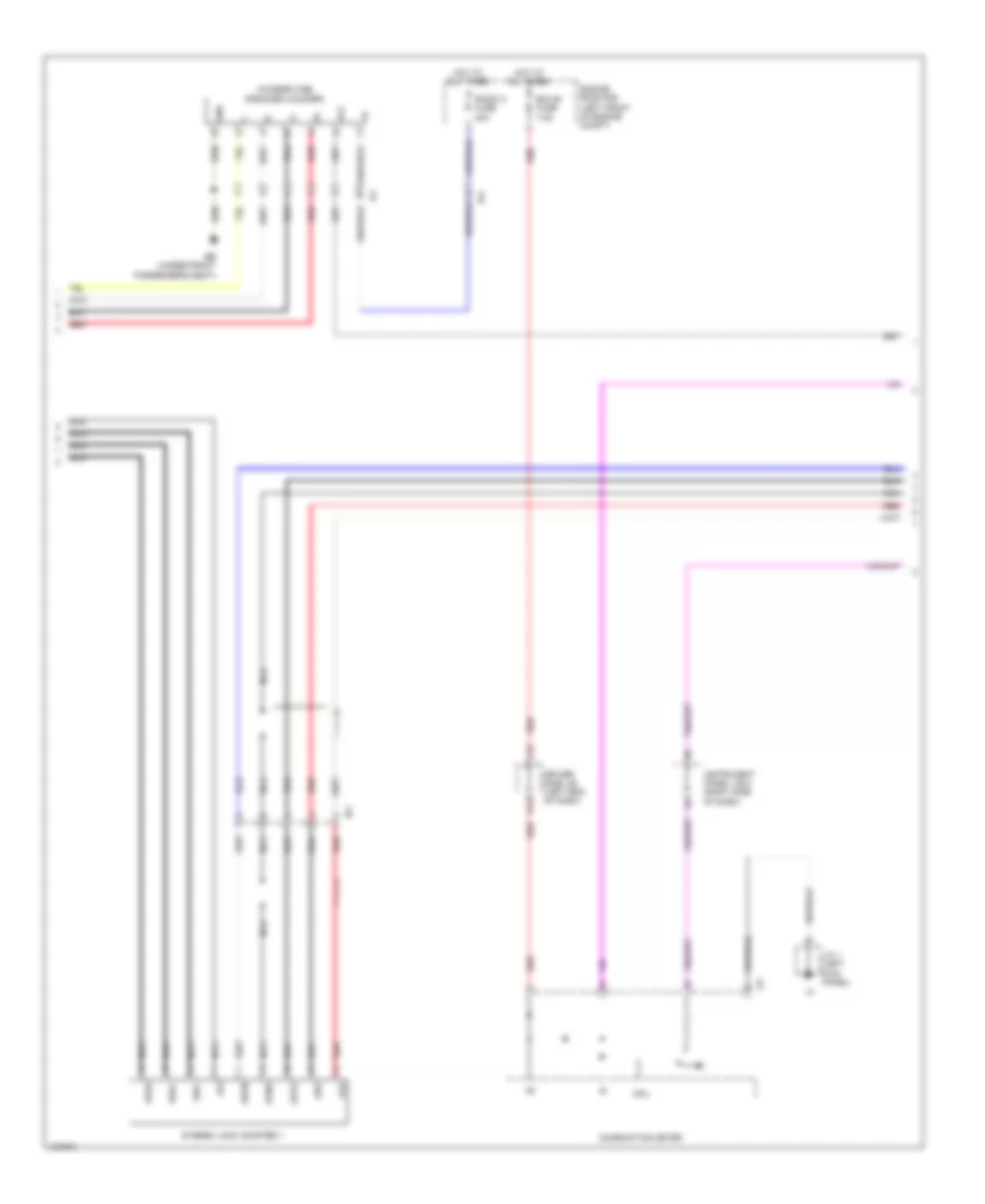 Radio Wiring Diagram, with Built-in Amplifier (2 of 4) for Toyota Tacoma PreRunner 2014