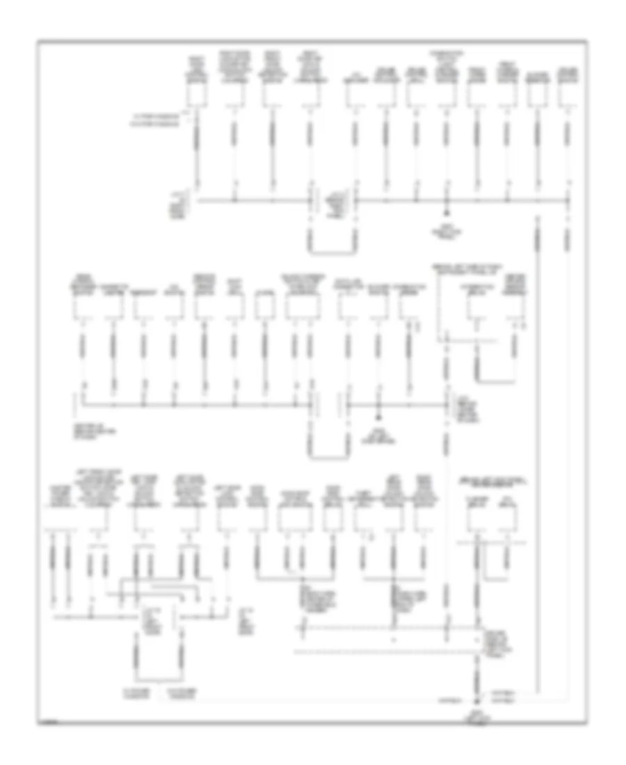 Ground Distribution Wiring Diagram (2 of 3) for Toyota Corolla LE 2000