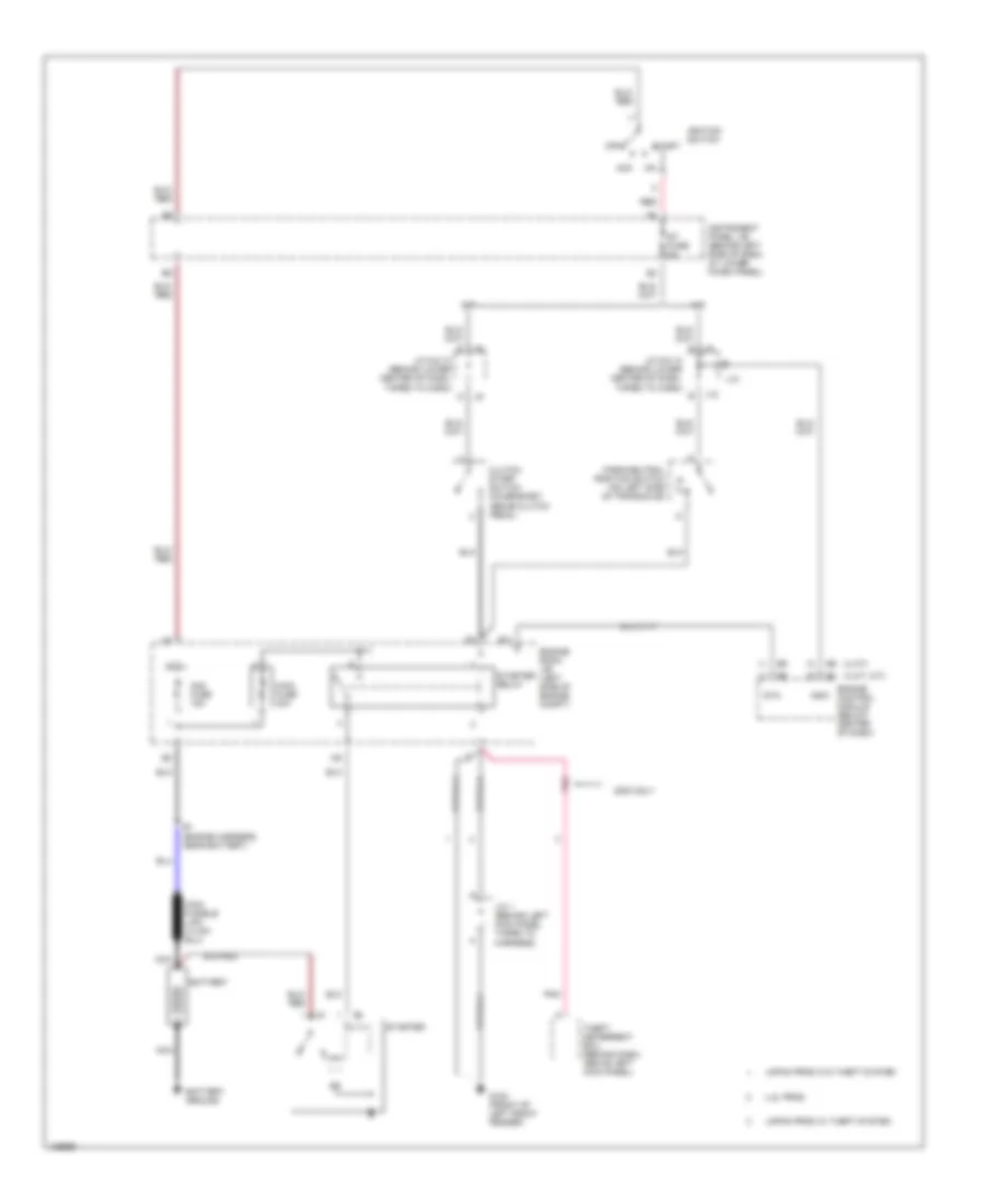 Starting Wiring Diagram for Toyota Corolla LE 2000