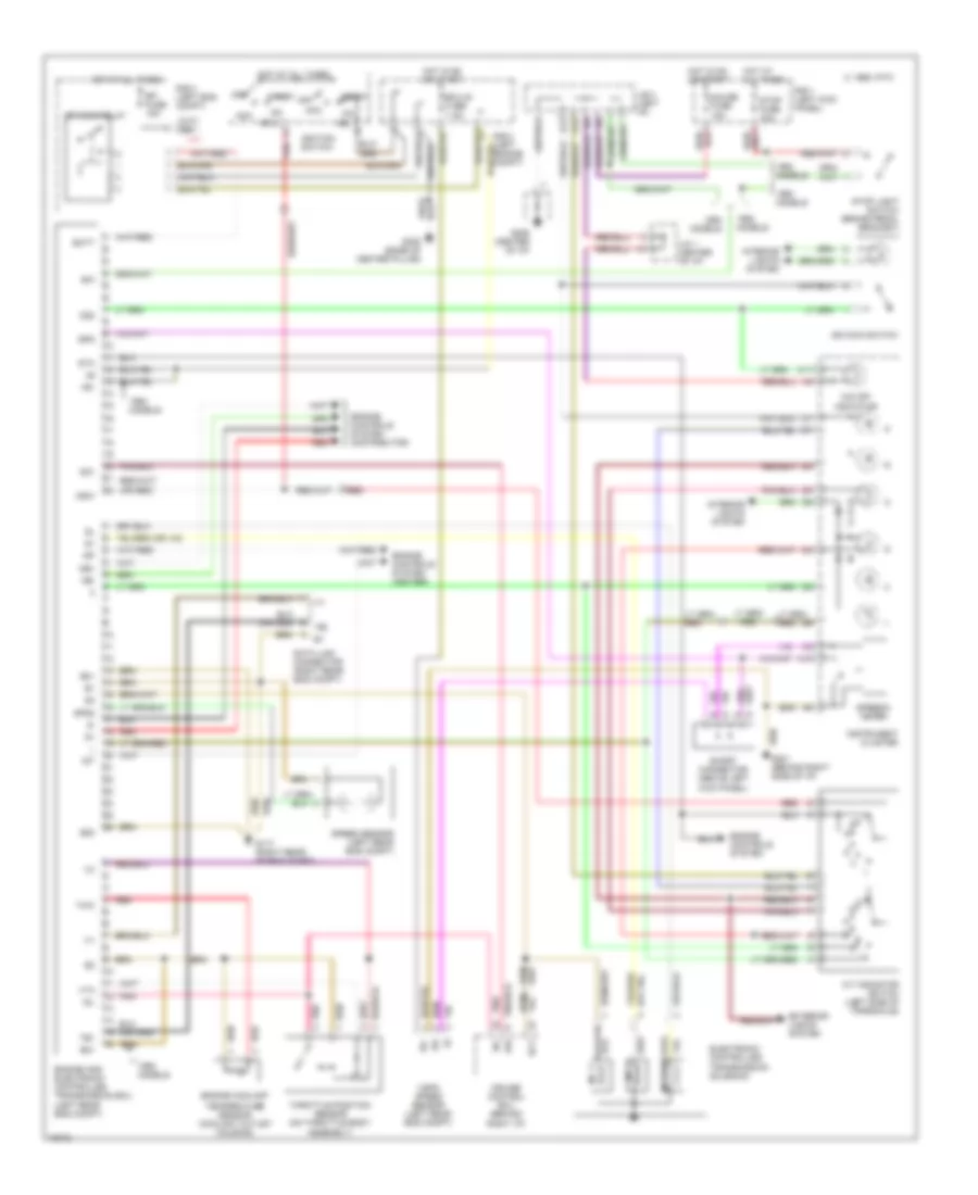 Transmission Wiring Diagram for Toyota MR2 1993