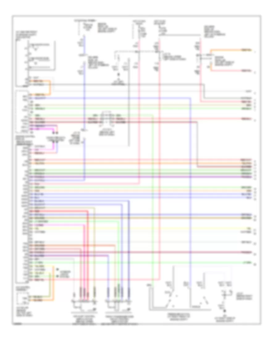 Automatic A C Wiring Diagram Front 1 of 2 for Toyota Sienna XLE Limited 2005