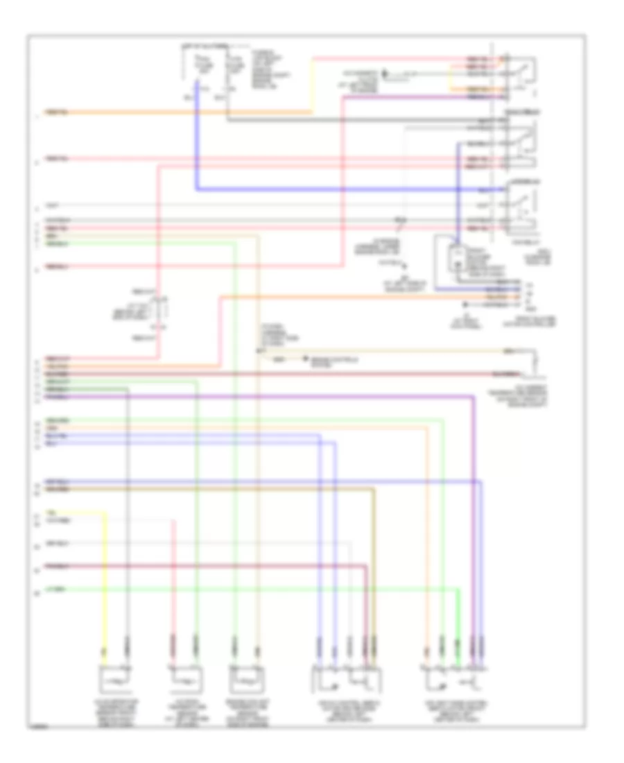 Automatic AC Wiring Diagram, Front (2 of 2) for Toyota Sienna XLE Limited 2005