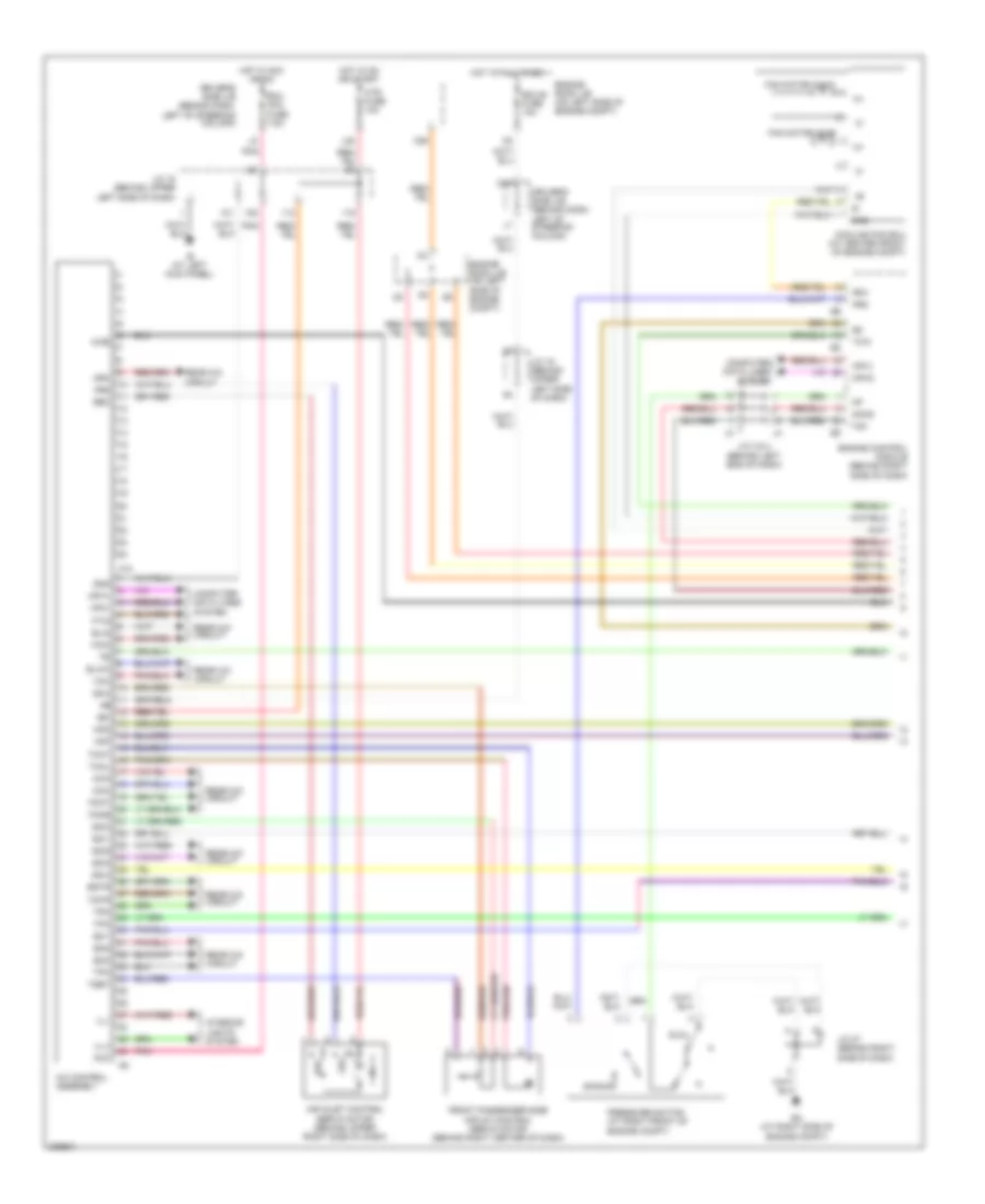 Manual A C Wiring Diagram Front 1 of 2 for Toyota Sienna XLE Limited 2005