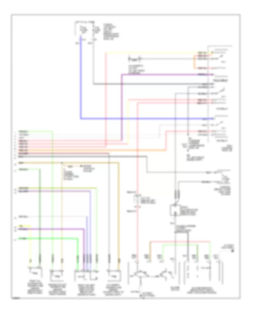 Manual AC Wiring Diagram, Front (2 of 2) for Toyota Sienna XLE Limited 2005