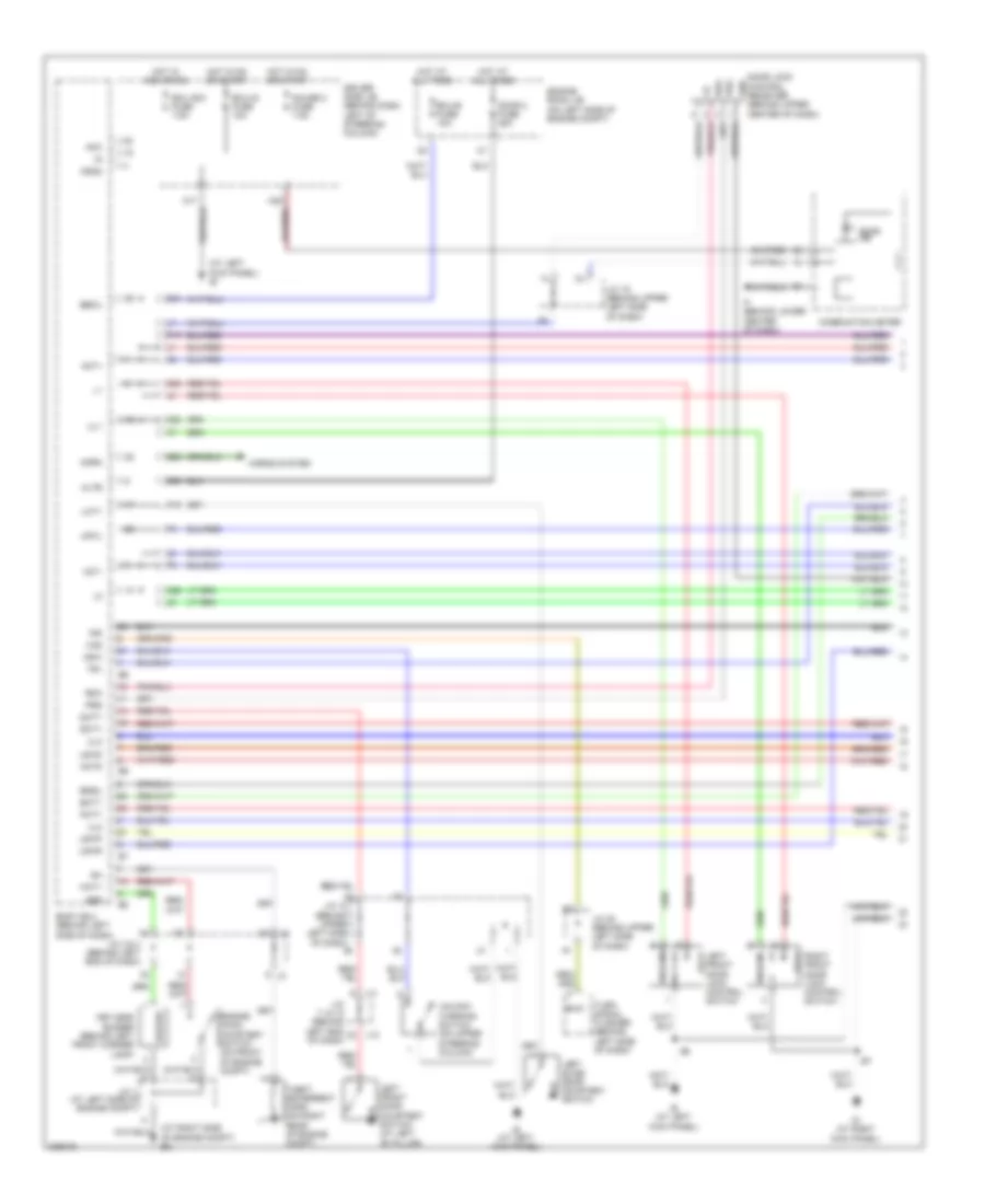 Forced Entry Wiring Diagram 1 of 2 for Toyota Sienna XLE Limited 2005