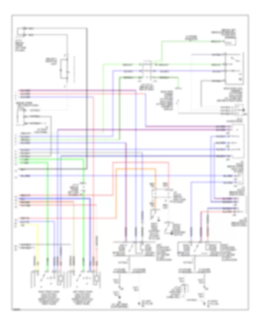 Forced Entry Wiring Diagram 2 of 2 for Toyota Sienna XLE Limited 2005