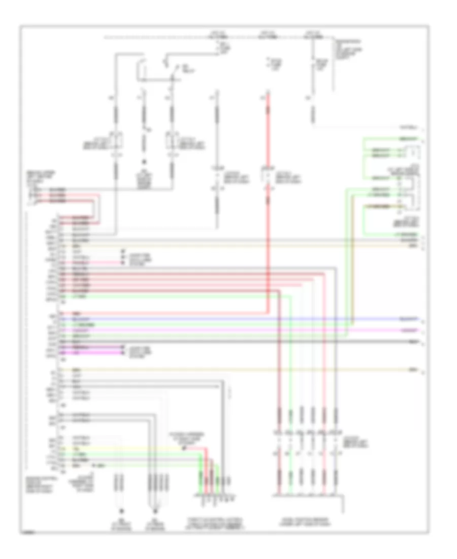 Cruise Control Wiring Diagram 1 of 2 for Toyota Sienna XLE Limited 2005
