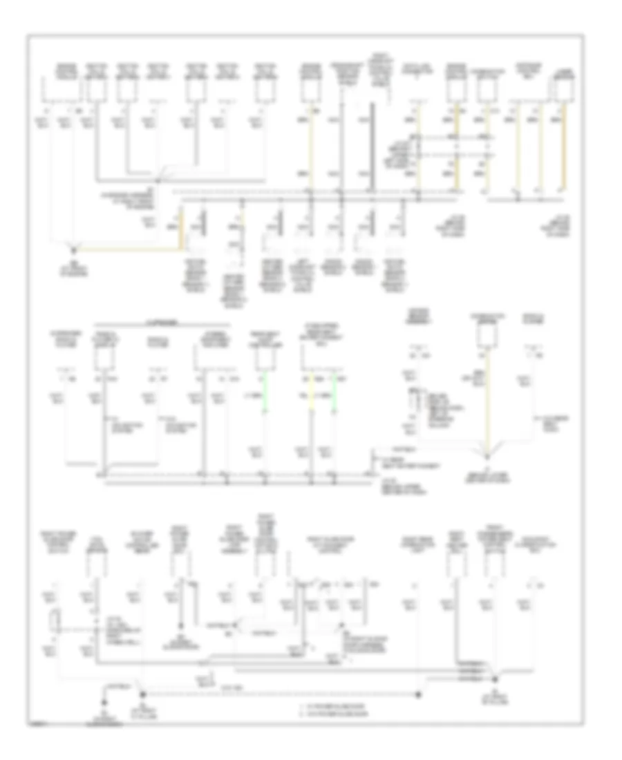 Ground Distribution Wiring Diagram (2 of 4) for Toyota Sienna XLE Limited 2005