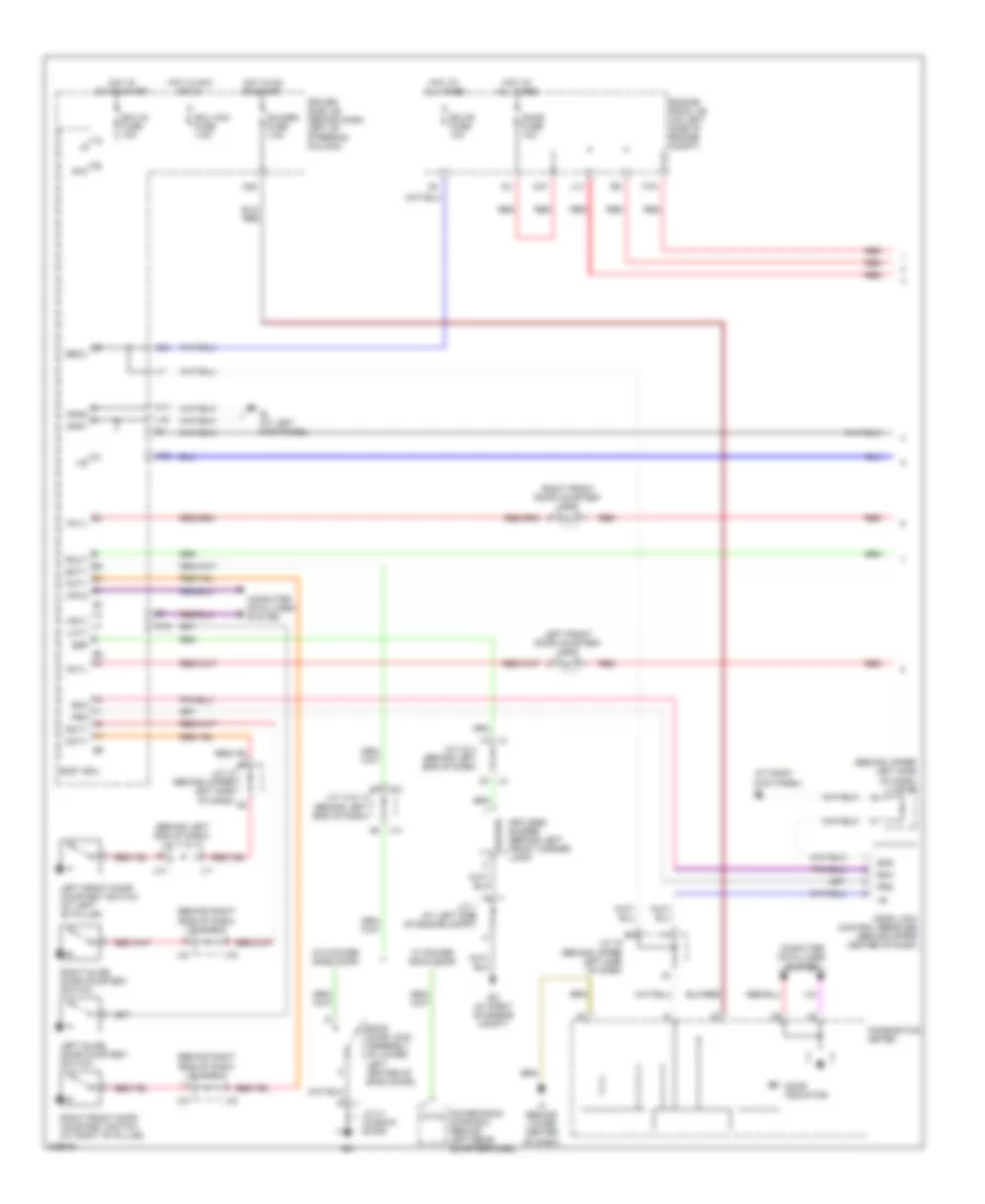 Courtesy Lamps Wiring Diagram 1 of 2 for Toyota Sienna XLE Limited 2005