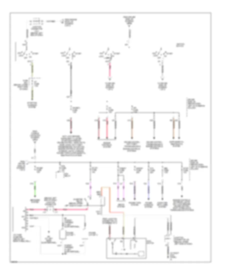 Power Distribution Wiring Diagram (2 of 3) for Toyota Sienna XLE Limited 2005