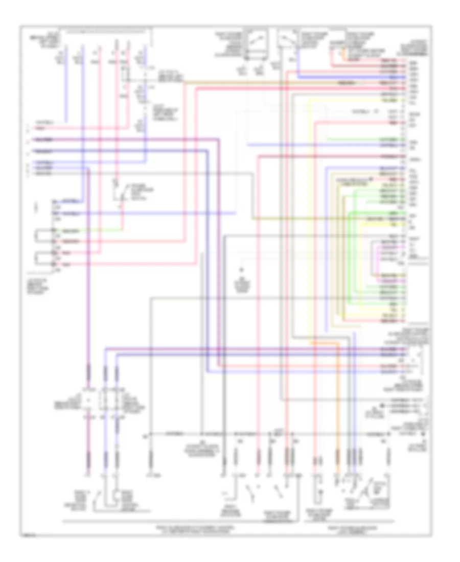 Power Sliding Door Wiring Diagram (2 of 2) for Toyota Sienna XLE Limited 2005