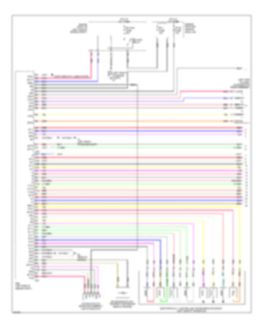 2.4L, Transmission Wiring Diagram (1 of 2) for Toyota Corolla XRS 2010