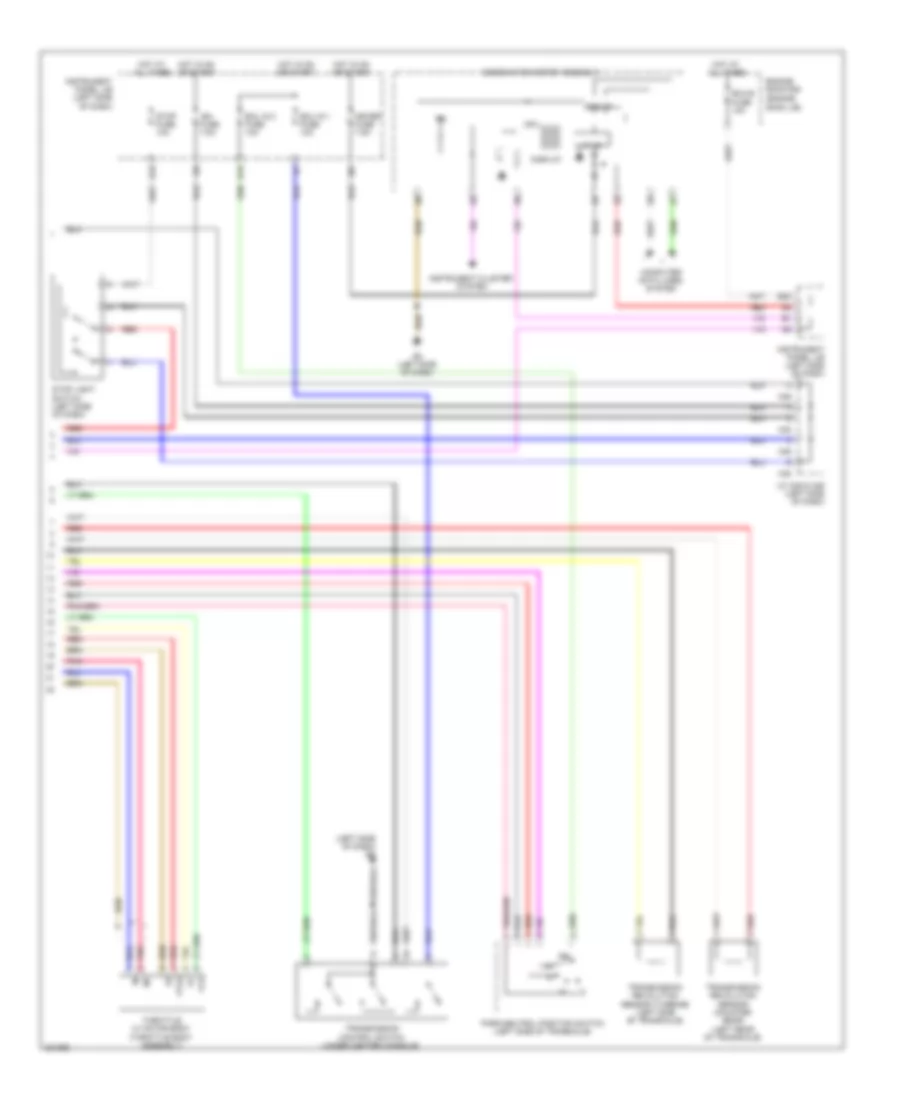 2.4L, Transmission Wiring Diagram (2 of 2) for Toyota Corolla XRS 2010
