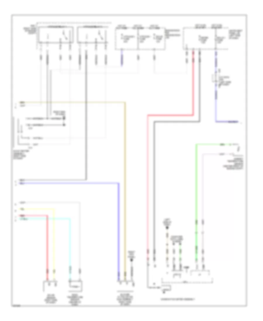 2.4L, Automatic AC Wiring Diagram, NUMMI Made (2 of 3) for Toyota Corolla XRS 2010