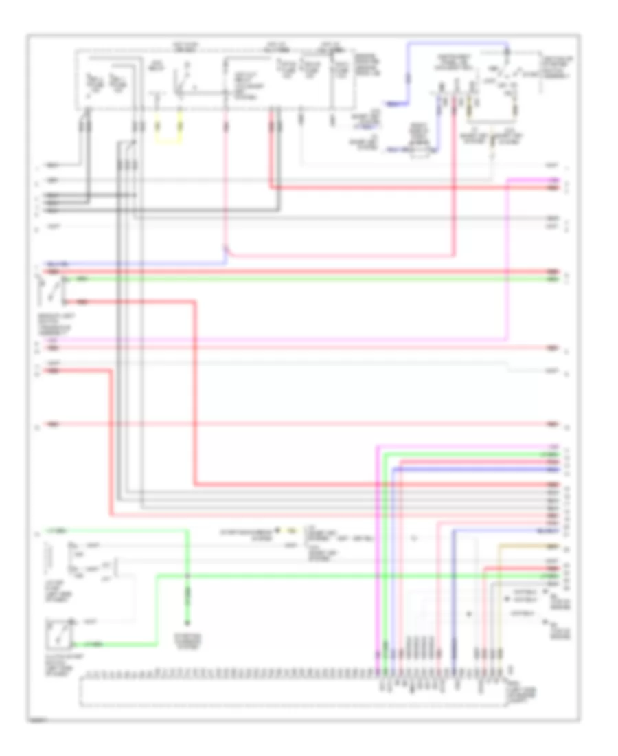 1.8L, Engine Performance Wiring Diagram, NUMMI Made (2 of 5) for Toyota Corolla XRS 2010