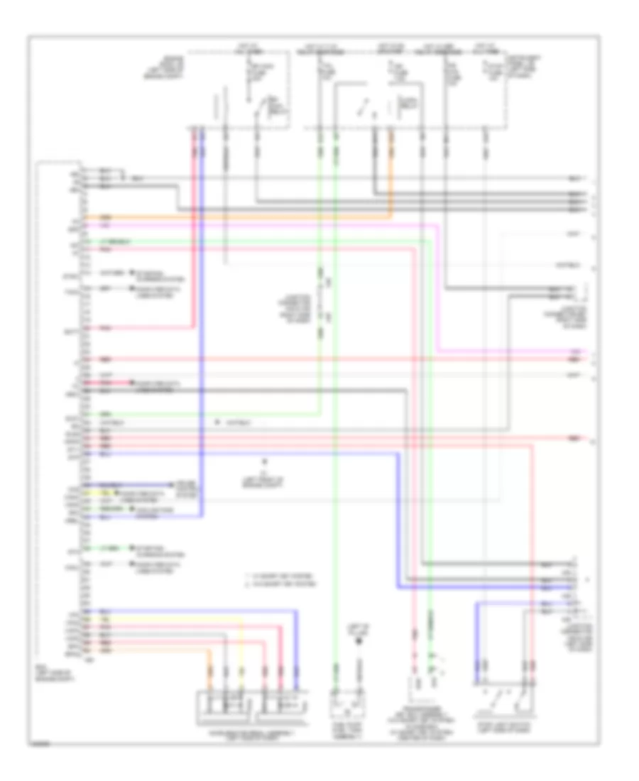 1.8L, Engine Performance Wiring Diagram, TMC Made (1 of 4) for Toyota Corolla XRS 2010
