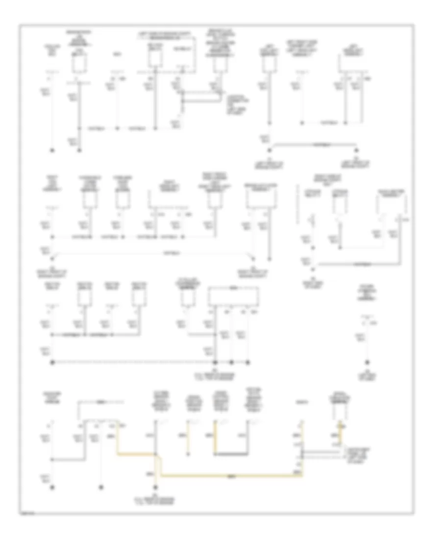 Ground Distribution Wiring Diagram, TMC Made (1 of 3) for Toyota Corolla XRS 2010