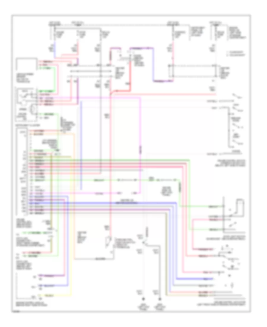 Cruise Control Wiring Diagram for Toyota Avalon XLS 1995