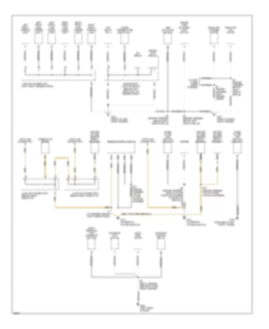 Ground Distribution Wiring Diagram 1 of 4 for Toyota Avalon XLS 1995