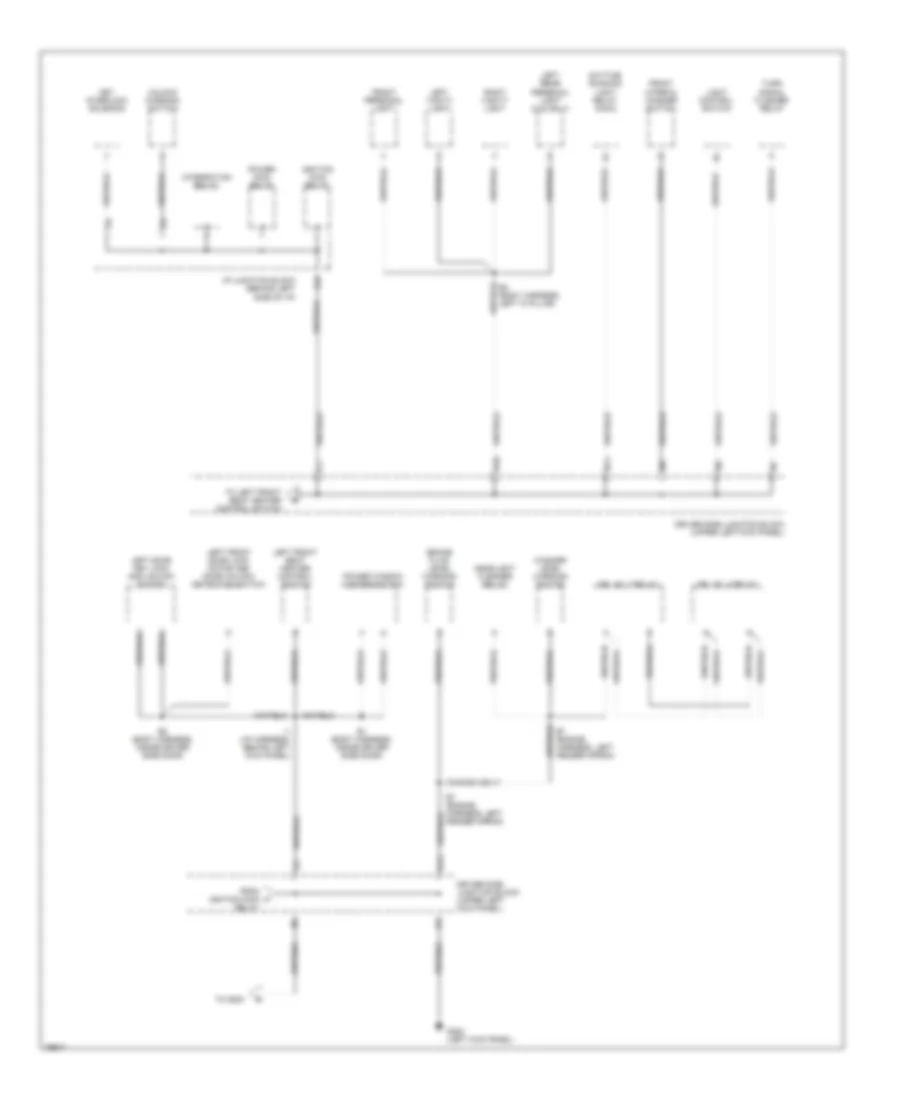 Ground Distribution Wiring Diagram (2 of 4) for Toyota Avalon XLS 1995