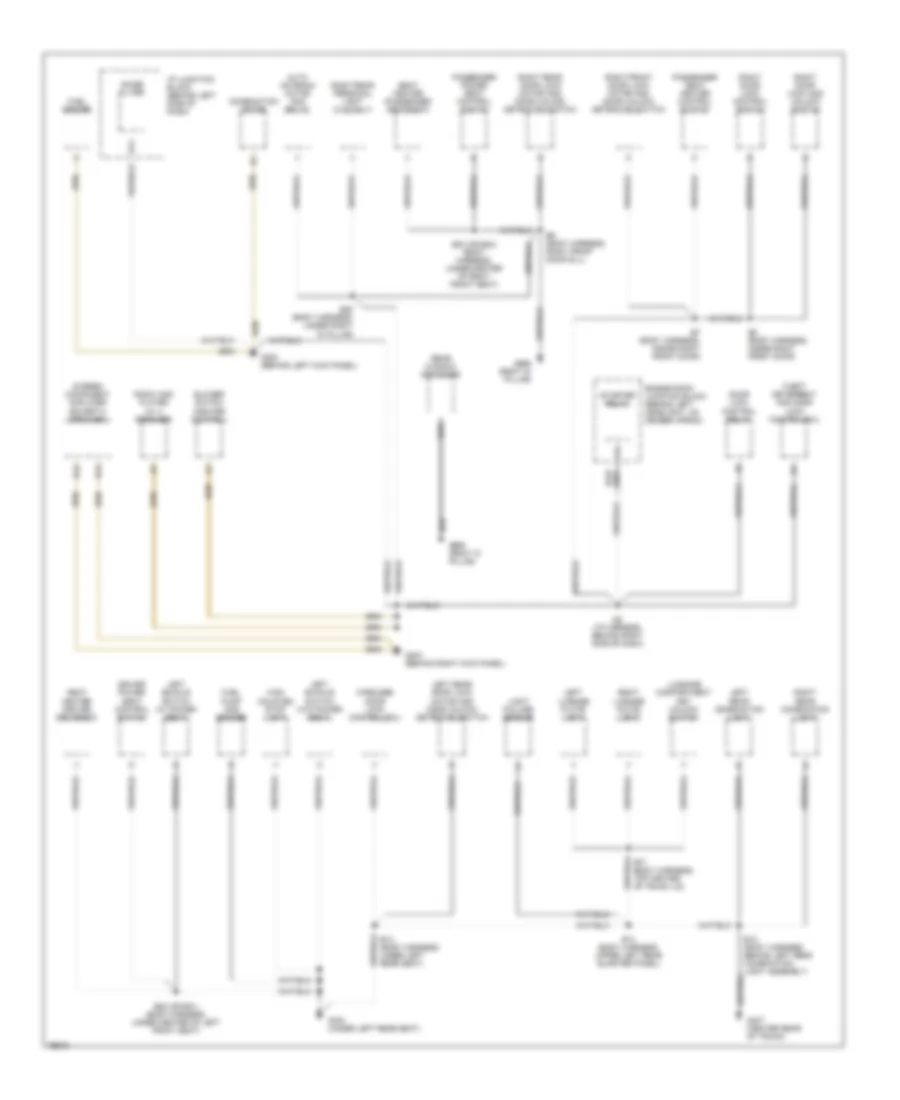 Ground Distribution Wiring Diagram (4 of 4) for Toyota Avalon XLS 1995