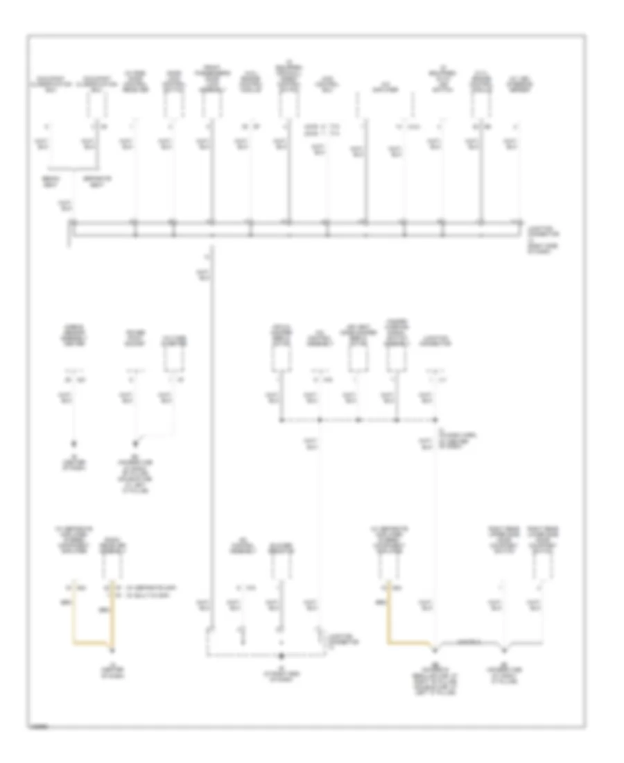 Ground Distribution Wiring Diagram (2 of 4) for Toyota Tacoma PreRunner 2006