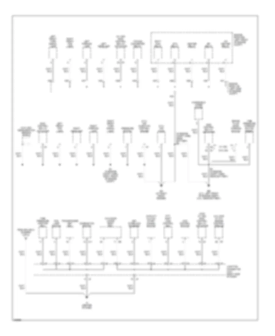 Ground Distribution Wiring Diagram (4 of 4) for Toyota Tacoma PreRunner 2006