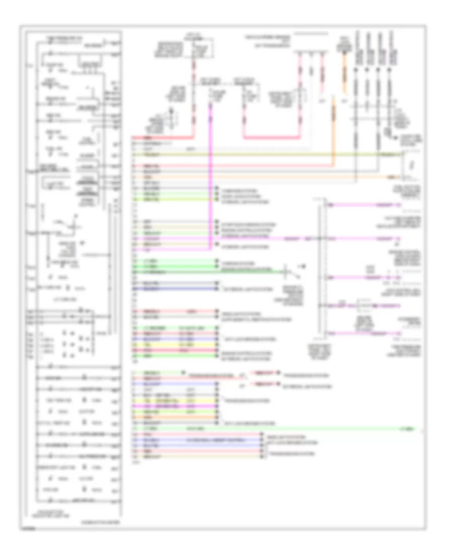 Instrument Cluster Wiring Diagram (1 of 2) for Toyota Tacoma PreRunner 2006