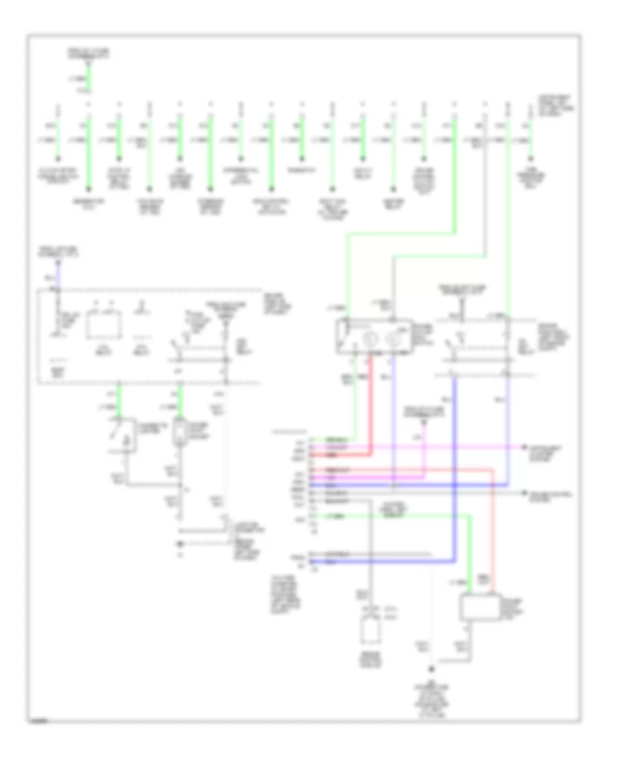 Power Distribution Wiring Diagram 3 of 3 for Toyota Tacoma PreRunner 2006