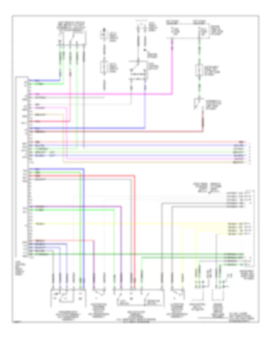 4WD Wiring Diagram 1 of 2 for Toyota Tacoma PreRunner 2006