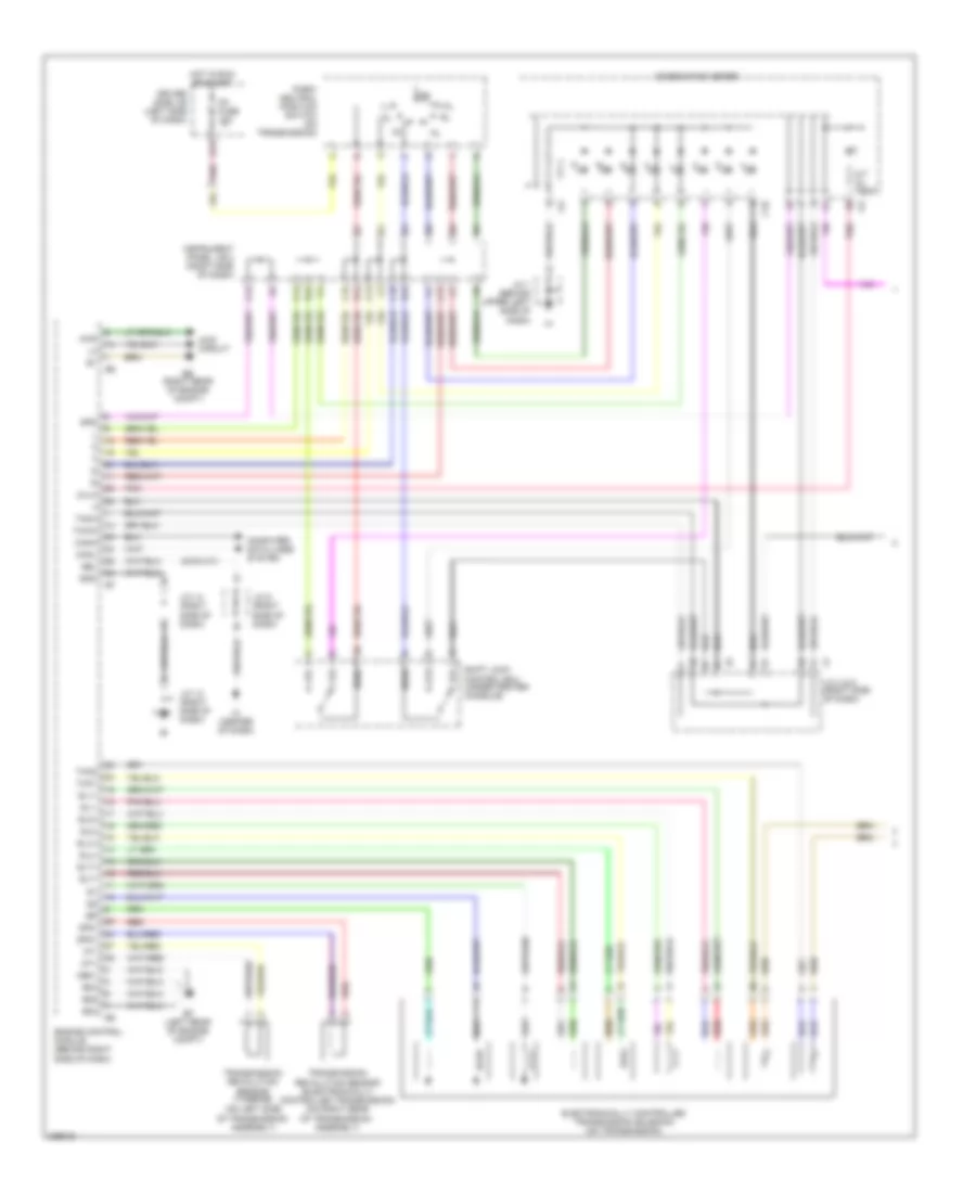 4.0L, AT Wiring Diagram (1 of 2) for Toyota Tacoma PreRunner 2006