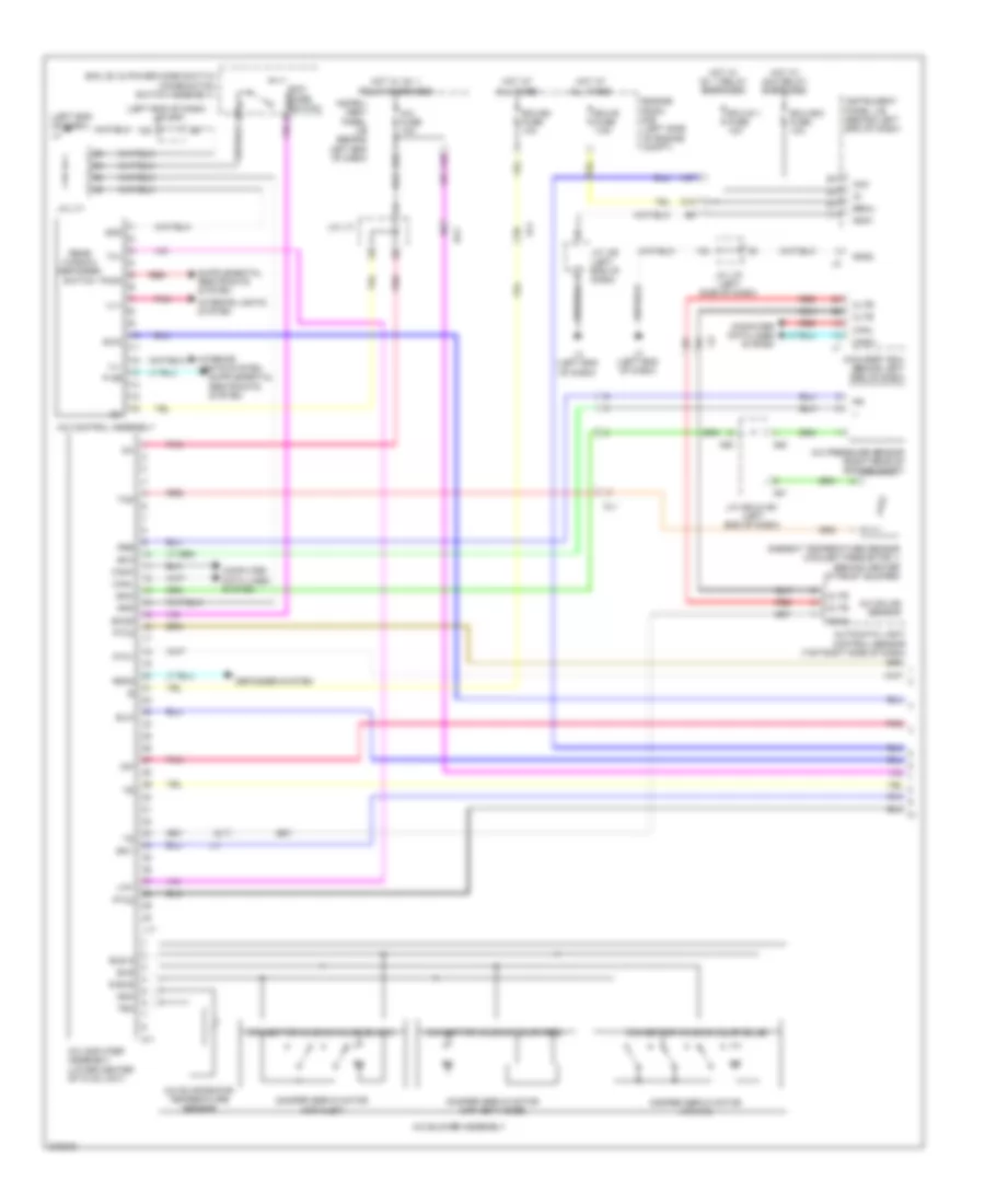 Automatic A C Wiring Diagram 1 of 3 for Toyota Prius V 2012