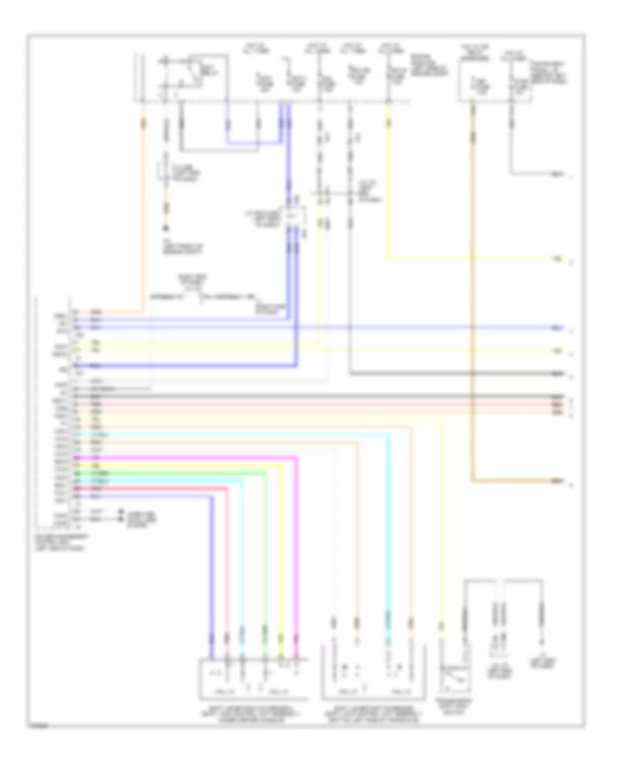Forced Entry Wiring Diagram 1 of 5 for Toyota Prius V 2012