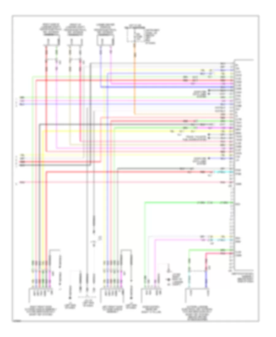 Forced Entry Wiring Diagram (5 of 5) for Toyota Prius V 2012