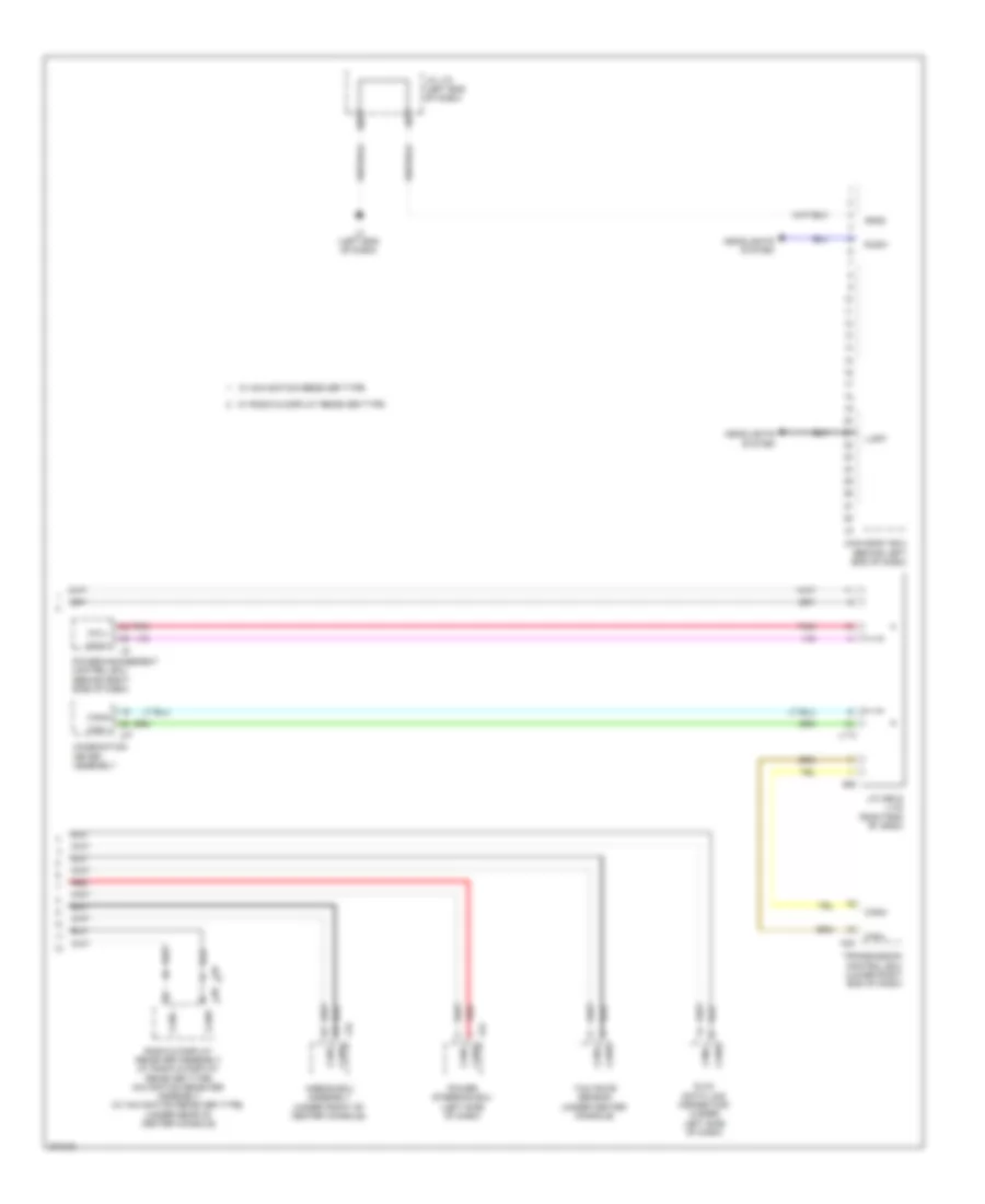 Body Control Modules Wiring Diagram (2 of 2) for Toyota Prius V 2012