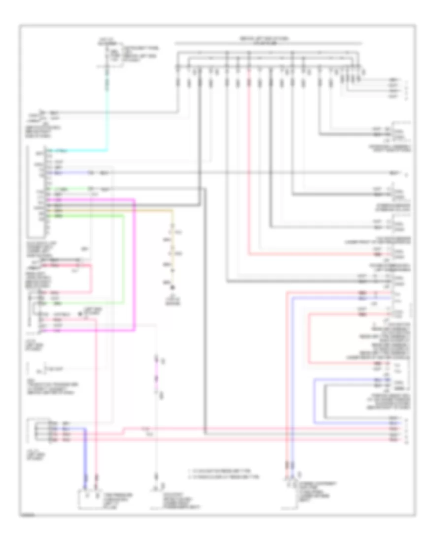 Computer Data Lines Wiring Diagram 1 of 2 for Toyota Prius V 2012
