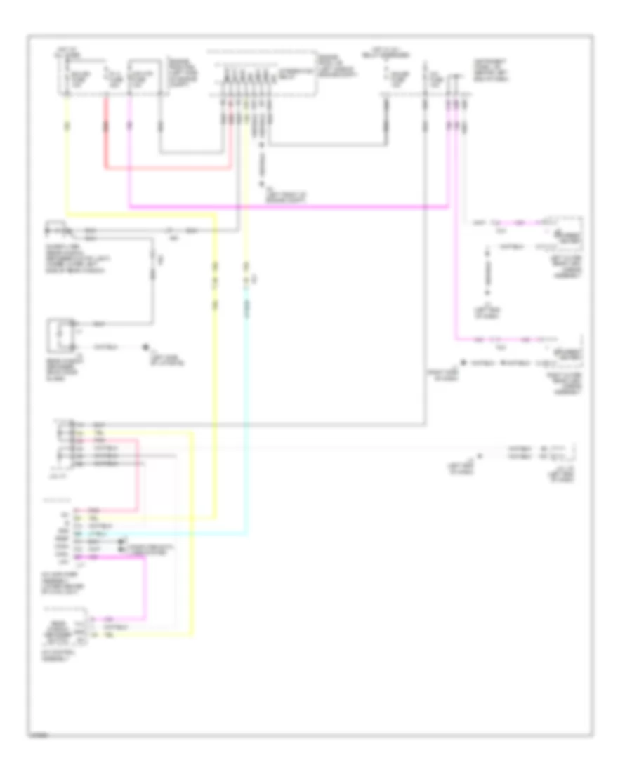 Defoggers Wiring Diagram for Toyota Prius V 2012