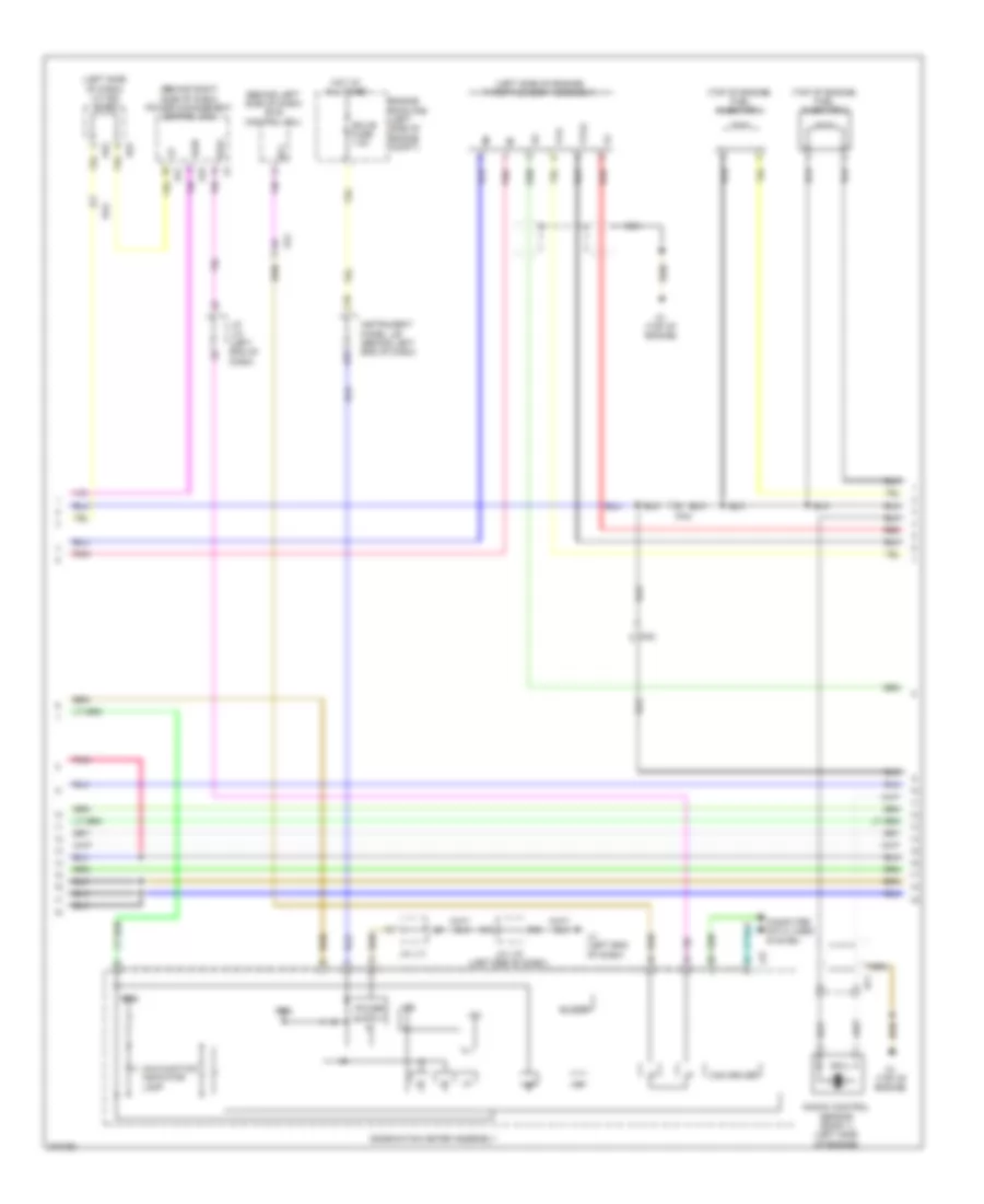 1.8L, Engine Controls Wiring Diagram (3 of 4) for Toyota Prius V 2012