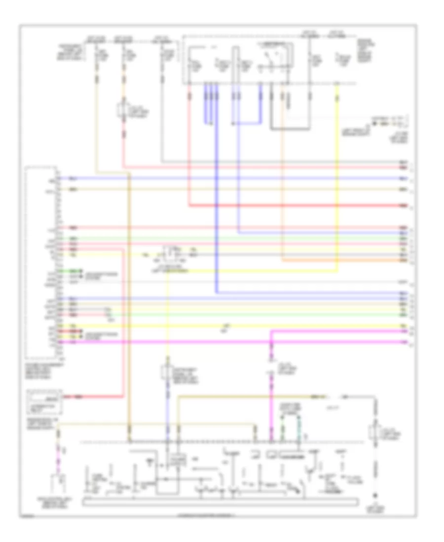 1.8L, Hybrid System Wiring Diagram (1 of 6) for Toyota Prius V 2012