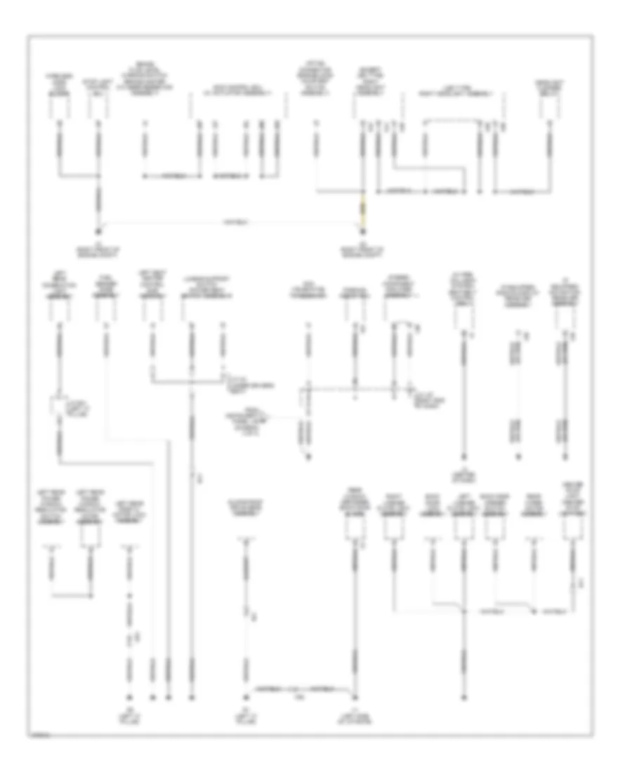 Ground Distribution Wiring Diagram 1 of 4 for Toyota Prius V 2012
