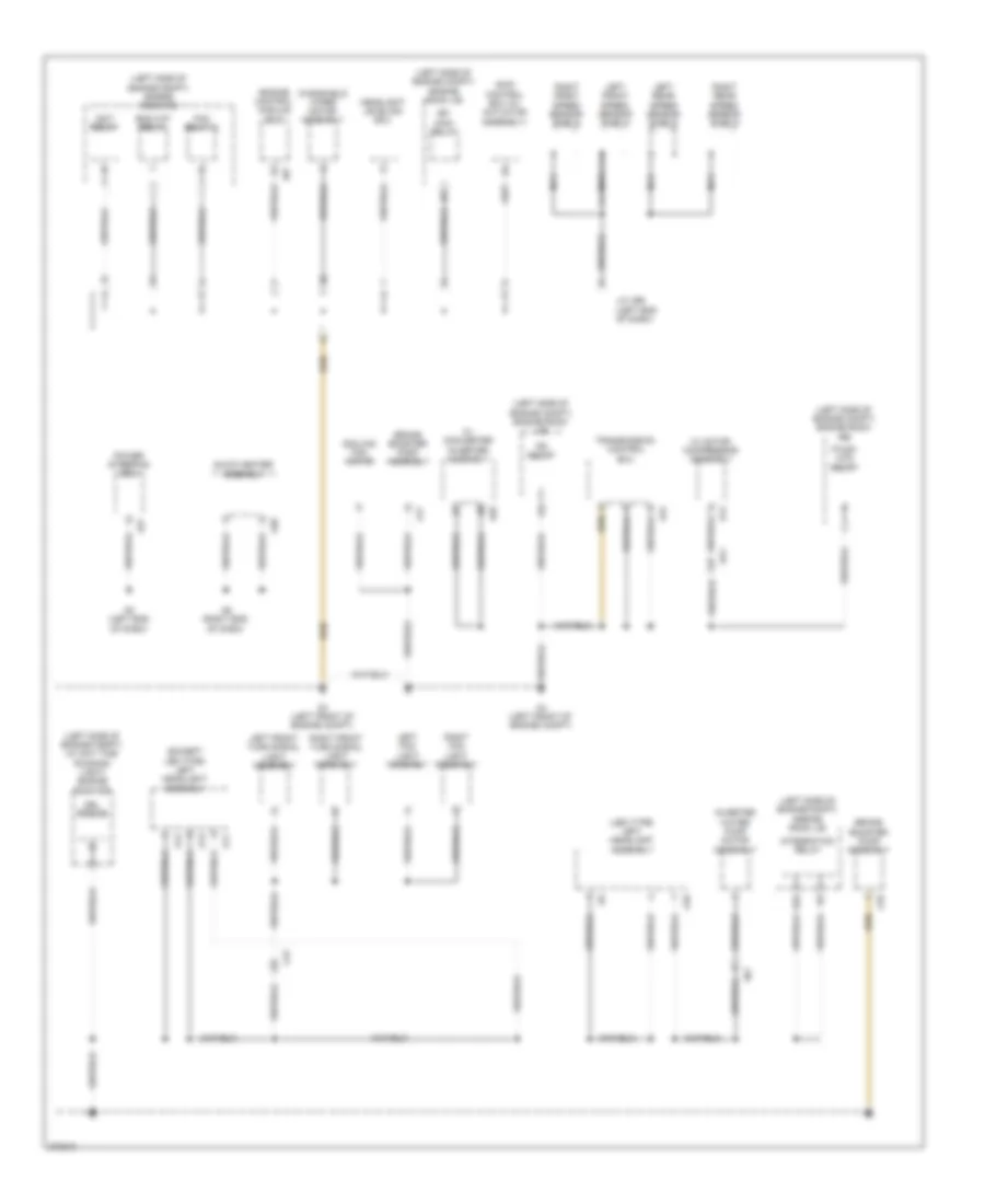 Ground Distribution Wiring Diagram 2 of 4 for Toyota Prius V 2012