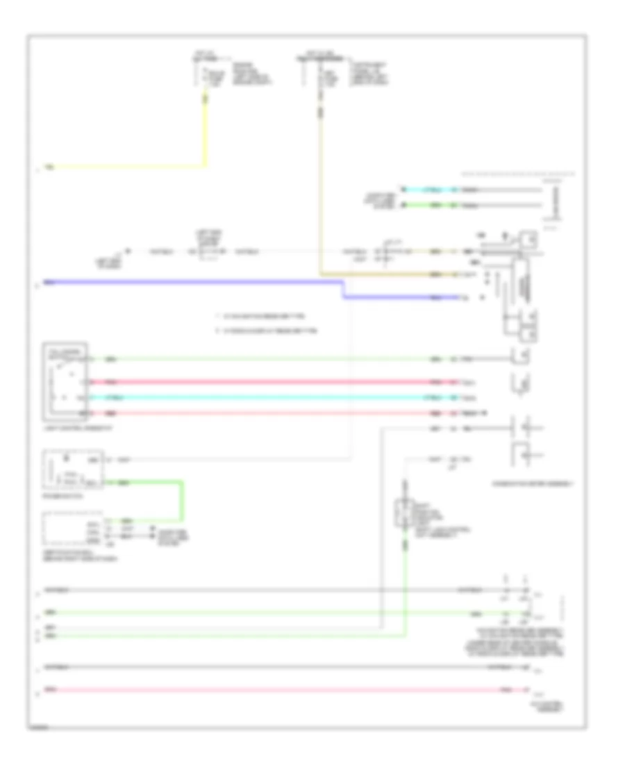 Instrument Illumination Wiring Diagram 2 of 2 for Toyota Prius V 2012
