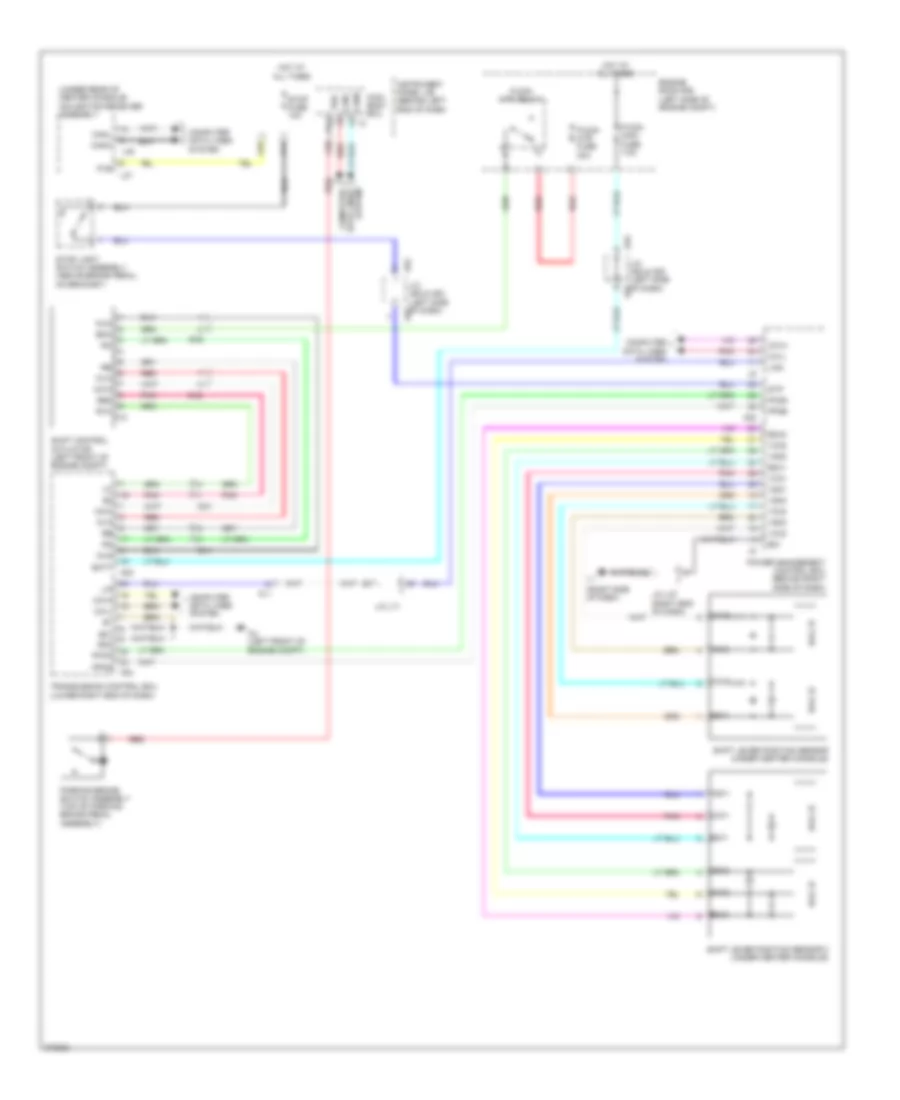 Shift Interlock Wiring Diagram for Toyota Prius V 2012