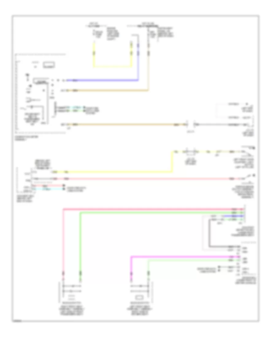 Chime Wiring Diagram for Toyota Prius V 2012